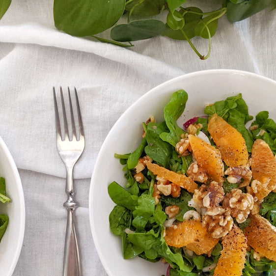 Arugula Red-Orange Spring Salad